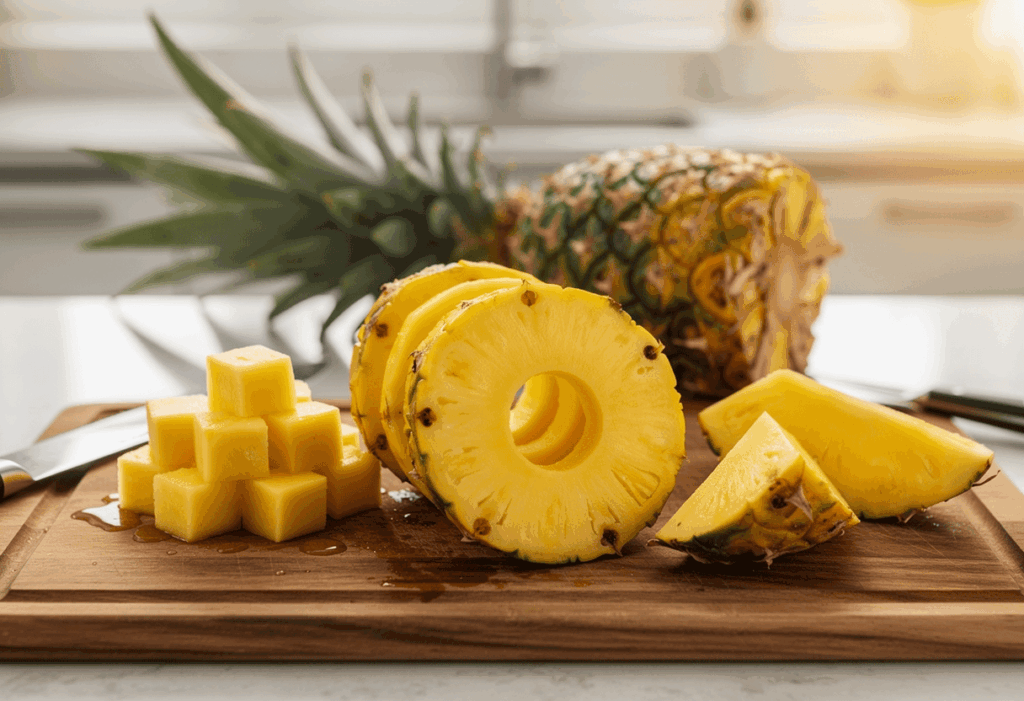 Conserver l'ananas une fois coupé