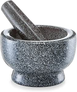 Zeller 24501 mortier granit anthracite 14 cm compact