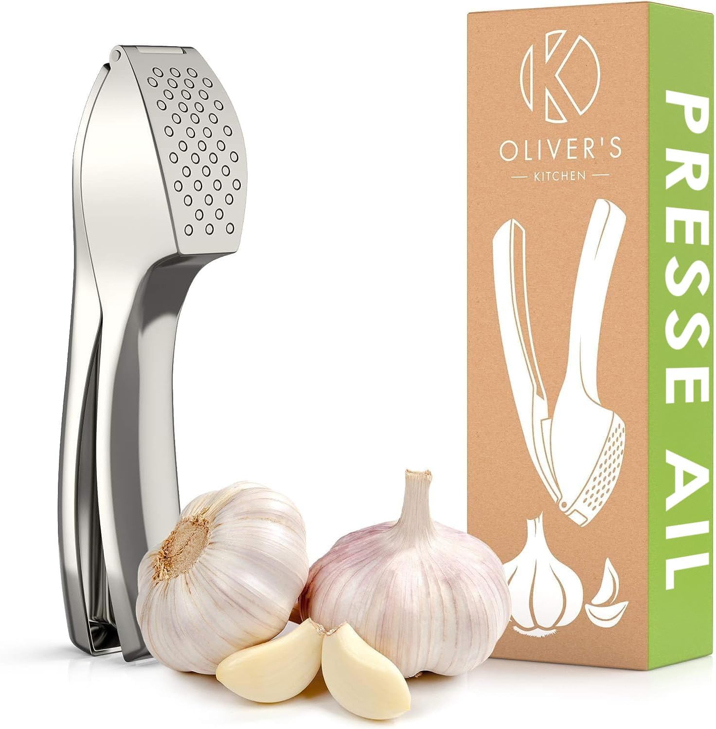 Oliver's Kitchen presse-ail premium inox