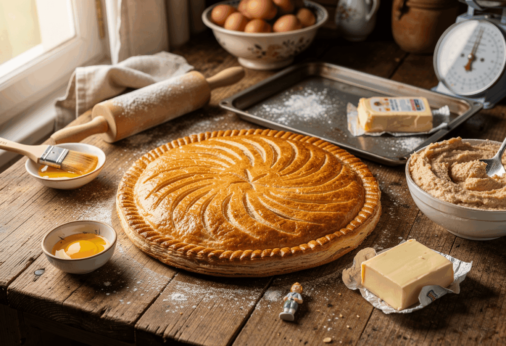 Galette des rois à la pâte feuilletée maison