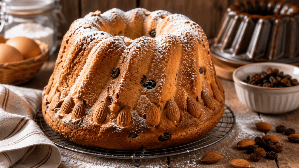 Gâteau Kugelhopf et fruits secs